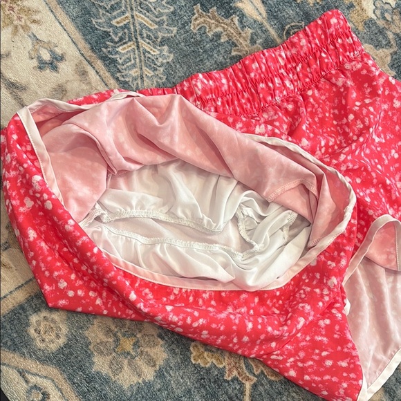 ZELOS XXL Women's Pink Patterned Active Shorts - Picture 3 of 6